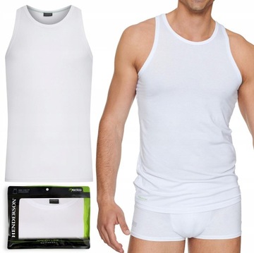 HENDERSON GREEN LINE Podkoszulek męski koszulka na RAMIĄCZKACH WISKOZA - M