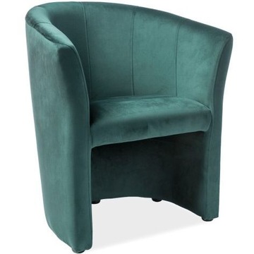 Fotel TM-1 Velvet Zielony Bluvel 78 Salon Biuro