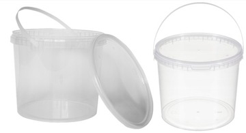 Ведро, пластиковый контейнер для еды, 5л Набор 10шт + БЕСПЛАТНО.