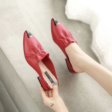 Fashion Summer Casual Sweet High Square Heel Shoes