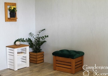 СТЕГАНОЕ СИДЕНЬЕ MODENA ПОЛКА ДЛЯ ХРАНЕНИЯ 100см