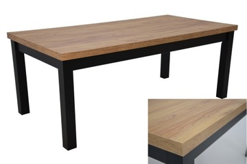 Solidny stół styl loft 100x200/300 cm DĄB PRADAWNY