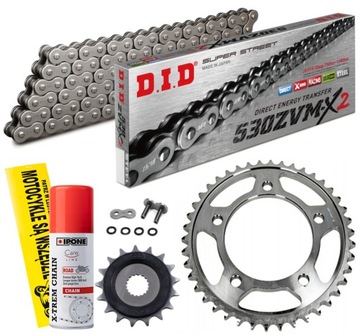 ZESTAW NAPĘD-OWY ZVMX DID TŁUMIK DRGAŃ JT YAMAHA MT-01 2005-2011