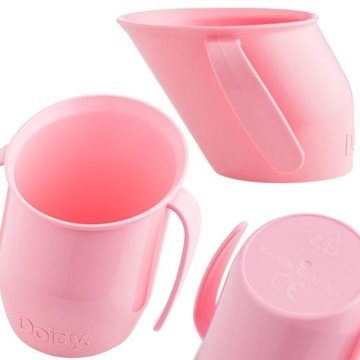 Kubek do nauki picia doidy cup 3m+ różany
