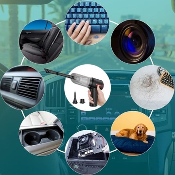 МОЩНЫЙ РУЧНОЙ МИНИ-АВТОМОБИЛЬНЫЙ ПЫЛЕСОС 120 ВТ 3 В 1