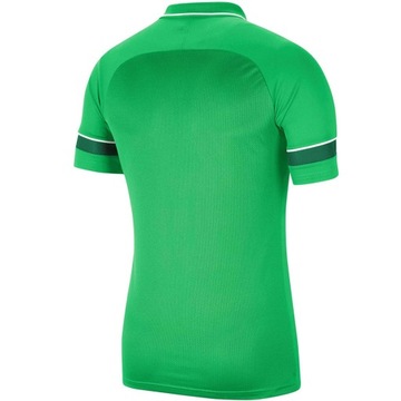 Koszulka męska Nike DF Academy 21 Polo SS zielona CW6104 362 S