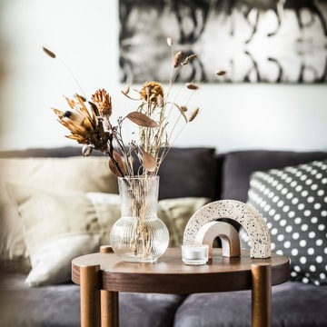 7 шт. ПАДРАГ Ваза - прозрачное стекло 17 см.