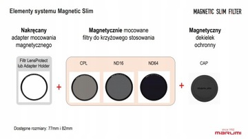 ФИЛЬТР MARUMI Magnetic Slim ND16 77 мм