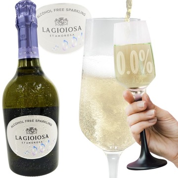 Wino MUSUJĄCE BEZALKOHOLOWE LaGioiosa WŁOCHY 750ml