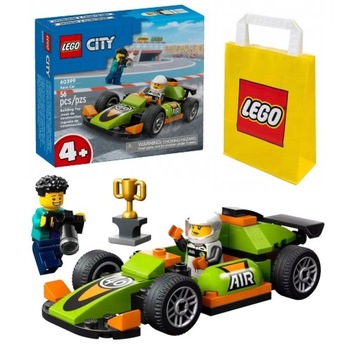 LEGO CITY 4+ SPORTOWE AUTO, ZIELONY SAMOCHÓD WYŚCIGOWY 60399