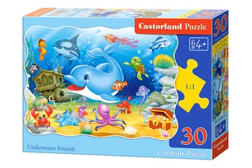 Puzzle 30 Podwodni przyjaciele CASTOR /Castorland