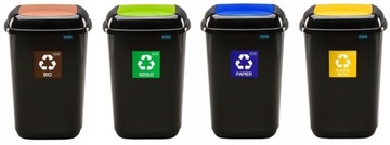 SET 4x28L контейнер для сортировки мусора + мешки