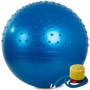 Piłka gimnastyczna rehabilitacyjna 70cm niebieska