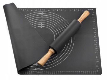 СИЛИКОНОВЫЙ КОВРИК ДЛЯ ПОСУДЫ + РОЛИКОВЫЕ ЛАПЫ НАБОР ИЗ 7ЭЛ.