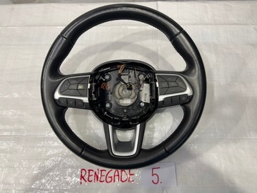 JEEP RENEGADE KIEROWNICA SKÓRZANA MULTIFUNKCJA