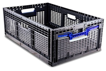 SKŁADANY KOSZYK MAGAZYNOWY MOCNY KOSZ 46L XXL