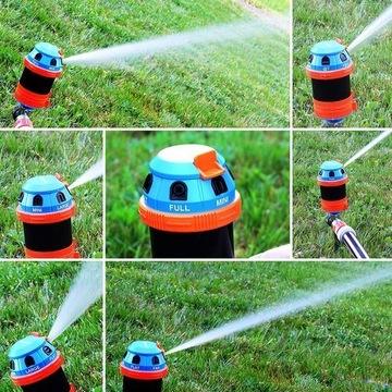 Многофункциональный садовый спринклер Gruntek с углом обзора 360°.