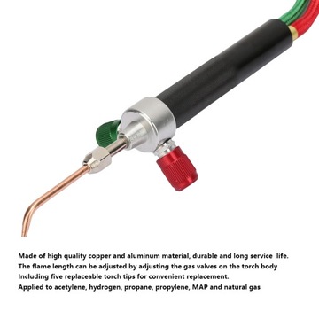 Мини газовая горелка с кислородом, ацетиленовая сварка