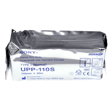 PAPIER DO VIDEOPRINTERÓW SONY UPP-110S 110mmx20m