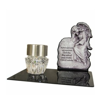 SOLARNY ZNICZ LED STATUETKA NA CMENTARZ GRÓB DUŻA