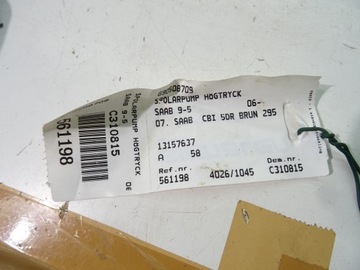 SAAB 9-5 PUMPIČKA OSTŘIKOVAČE 13157637