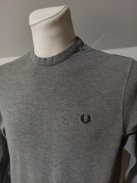 Fred Perry crew neck sweter z logo męski S