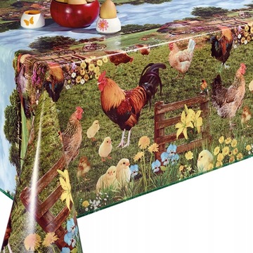 CERATA Obrus plamoodporny, zagroda 140x180cm