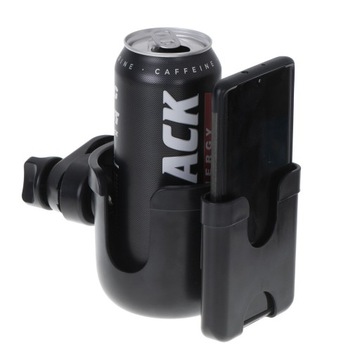 Держатель для бутылки, чашки и телефона для велоколяски.