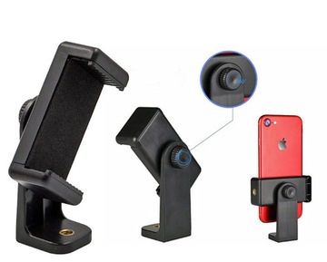 UCHWYT REGULOWANY OBROTOWY DO TELEFONU MONTAŻ PION POZIOM 360 STOPNI 1/4