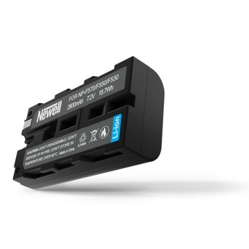 2X БАТАРЕЯ. NEWELL NP-570 ДЛЯ ЛАМП YONGNUO YN300 III + ЗАРЯДНОЕ УСТРОЙСТВО USB-C