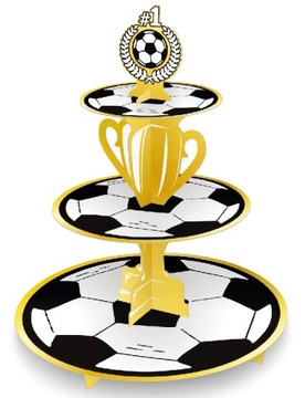 PATERA na babeczki Piłka Nożna Football 3-poziomy