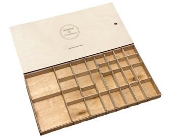 pudełko do ruchomego alfabetu Montessori