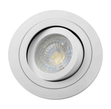 OPRAWA HALEGENOWA ONYX OKRĄGŁY BIAŁY ALUMINIUM