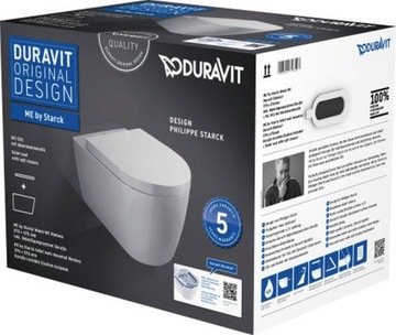 MISKA WC WISZĄCA Z DESKĄ DURAVIT ME BY STARCK