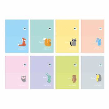 BB BRULION A6 96K KRATKA Z PODDRUKIEM KIDS PASTEL