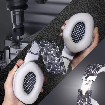 ИГРОВЫЕ НАУШНИКИ ДЛЯ ГЕЙМЕРОВ СВЕТОДИОДНЫЙ МИКРОФОН + КОМБО