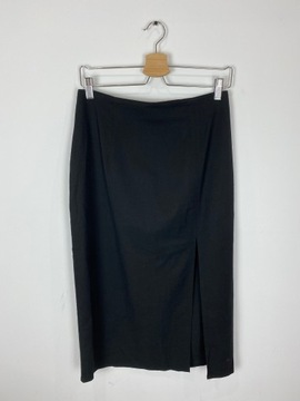 Czarna spódnica z rozcięciem Mohito M/38