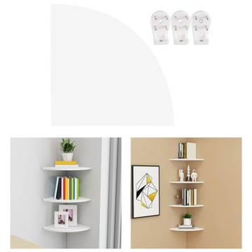 Подвесная угловая полка Настенная плавающая полка Легкий вес 25 см