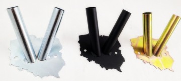 Держатель одинарного флага, монтаж ПОЛЬША