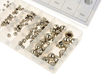 НАБОР ГАЙК ЗАКРЫТЫХ КРЫШЕК 150 ШТ.