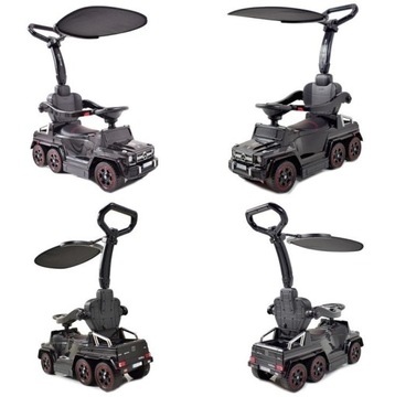 BATTERY RIDE RIDER, PUSHER, MERCEDES PUSHER