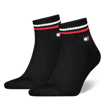 Tommy Hilfiger Skarpety Męskie Zakostki Logo 2 pary Rozmiar 43/46