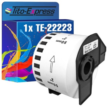 Taśma termiczna do BROTHER QL etykiety DK-22223