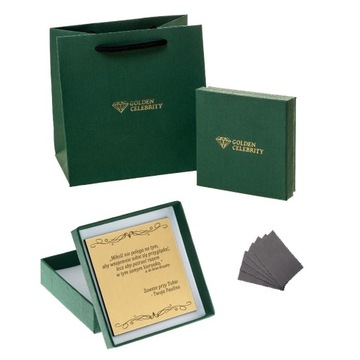 ZŁOTY DAMSKI KOMPLET BIŻUTERII ZE STALI CHIRURGICZNEJ GRECKI WZÓR 45 CM 18K