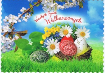 POCZTÓWKA KARTKA WIELKANOC ŚWIĘTA 1 SZTUKA