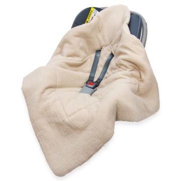 KOCYK DO FOTELIKA NOSIDEŁKA MUŚLINOWY PREMIUM