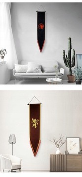 Декоративный подвесной флаг «Игра престолов» 168см.