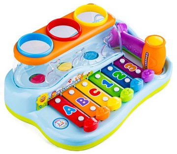 ОКУМЕР, ИГРУШКА ДЛЯ ДЕТЕЙ, МОЛОТОК, ШАРИКИ, КСИЛОФОН