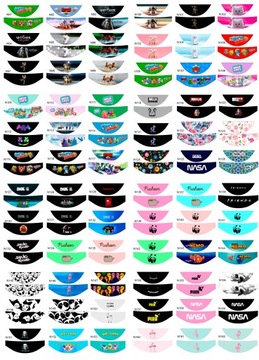 Поясная сумка с эффектом омбре на голову и единорогами, расшитыми пайетками