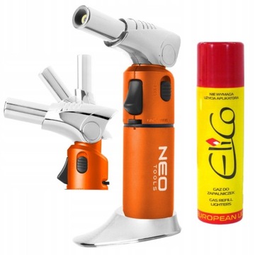 ZAPALARKA ZAPALNICZKA DO KOMINKA ZNICZY GRILA + GAZ NEO TOOLS